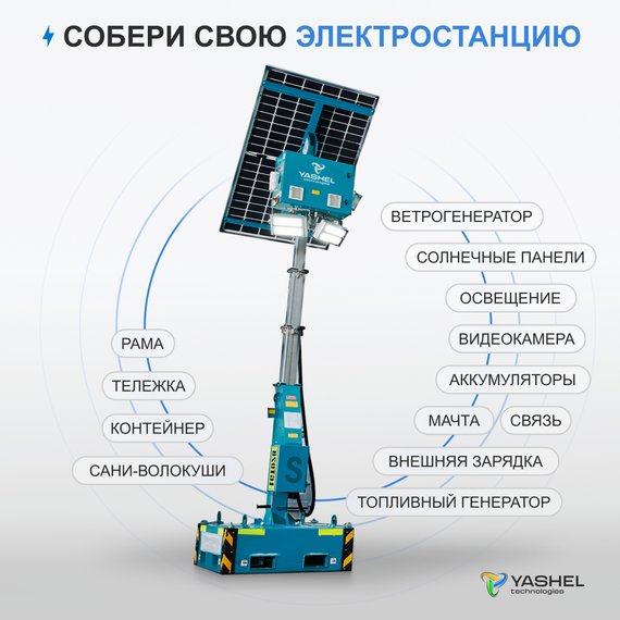 Передвижная мачта освещения, фото №973069714