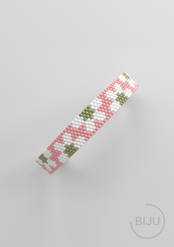 Схема PEYOTE, Схема браслета мозаичное плетение, узор из Miyuki Delica 11/0, файл PDF, №302