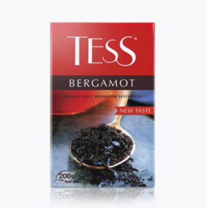 ЧАЙ TESS BERGAMOT ЧЕРНЫЙ 200ГР