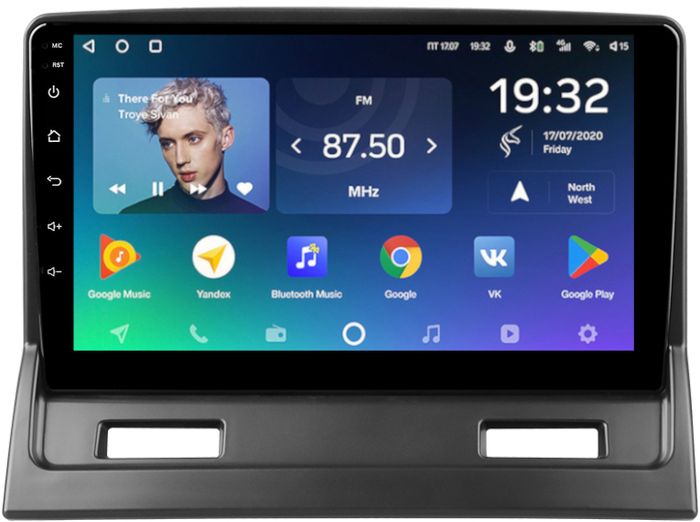 Магнитола для Mitsubishi Galant 9 2003-2012 - Teyes CC2 PLUS монитор 9" QLED, Android 10, Быстрая, SIM-слот