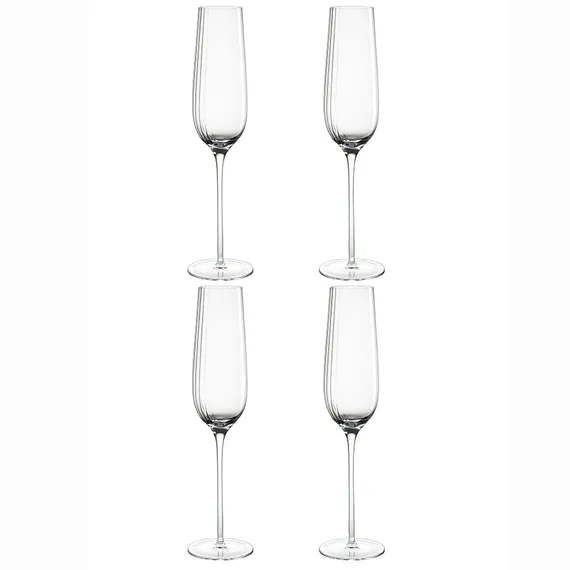 Набор бокалов для шампанского alice, 200 мл, 4 шт.