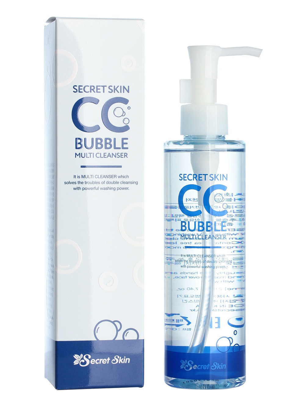 Средство для снятия макияжа 210 мл Secret Skin CC Bubble Multi Cleanser