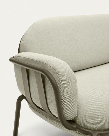 Joncols 3-местный алюминиевый диван зеленого цвета 225 см Испания 