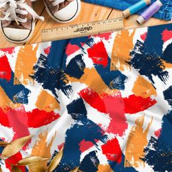 Ткань премиум таффета волшебные каскады разноцветия