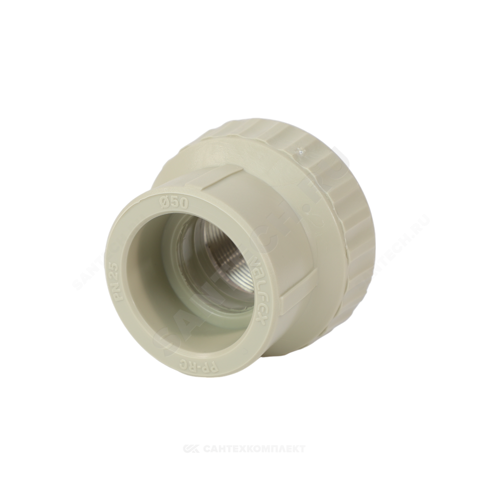 Муфта PP-R комбинированная серая Дн 40х1 1/4" ВР под ключ VALFEX 10134040Г