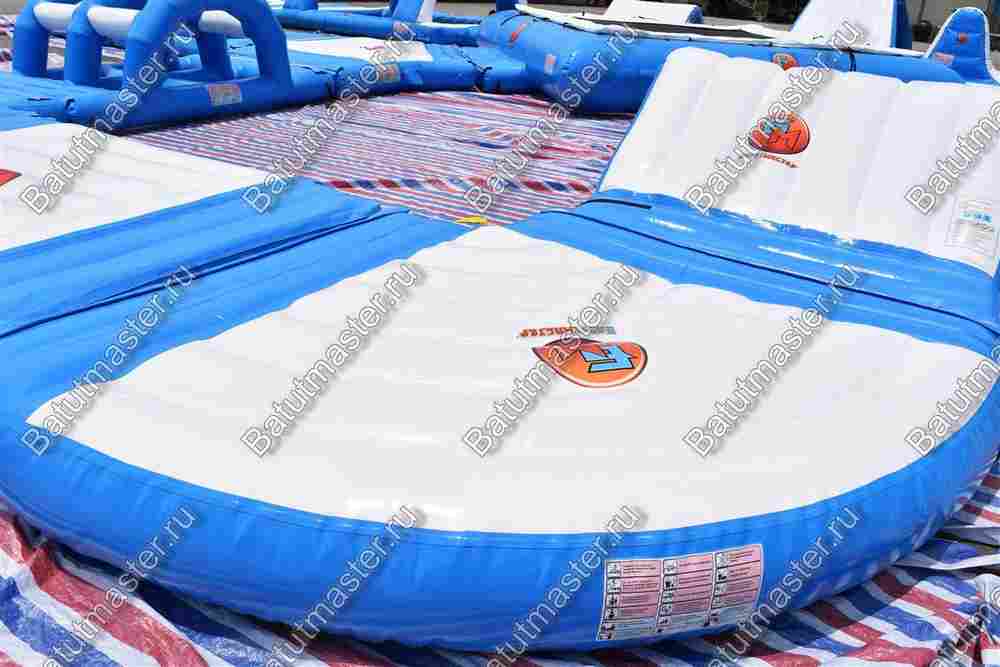 Коммерческий аквапарк на воде «Улыбка моря» 37×32×4 м
