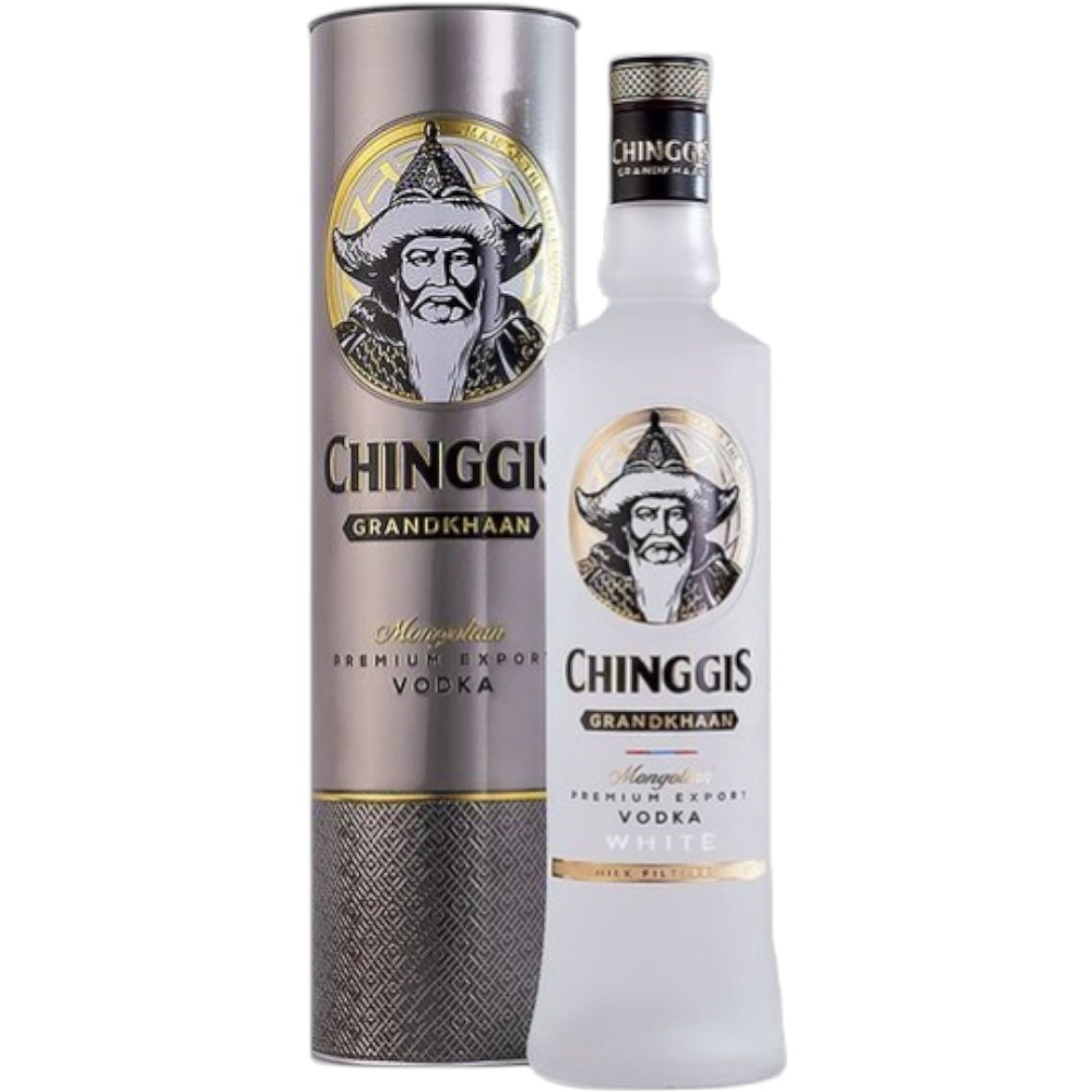 Водка Chinggis Grandkhaan Original Gif Tube 0,7 л.
