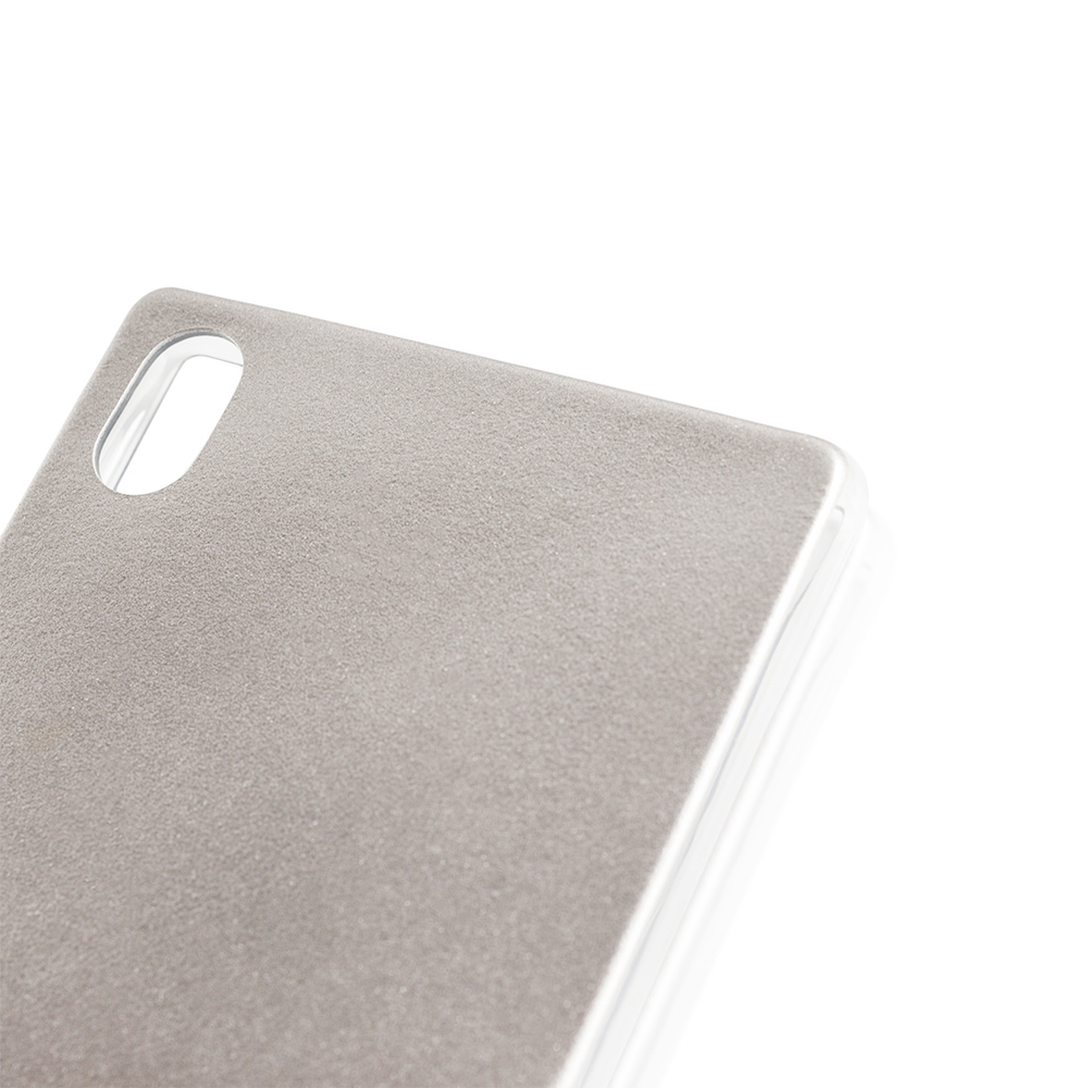 Чехол ROSCO для Sony Xperia Z5 Premium оптом (арт. Z5P-LEATHER-TPU-SILVER)