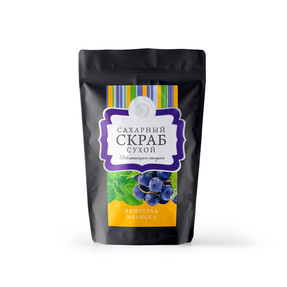 Сухой сахарный скраб для тела Освежающая сангрия, 250 г (3,25 б)