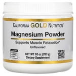 California Gold Nutrition, магний в растворимом порошке с нейтральным вкусом, 283 г (10 унций)