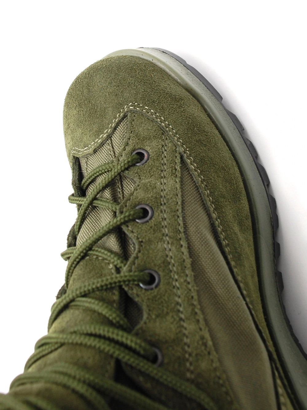 Garsing Frog New Олива 50048 (нат. велюр/нейлон, ПУ+каучук)