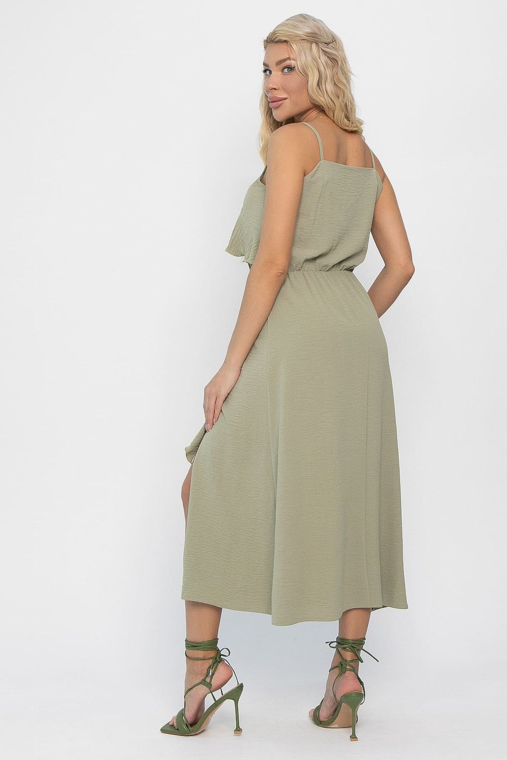 Сарафан Вечер в Сорренто (хаки) П15475-7М LT Collection