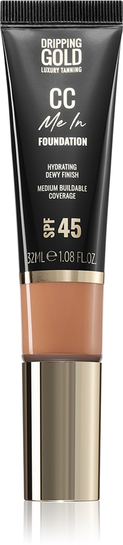 Dripping Gold CC Me In - Легкий тональный крем SPF 45, 32 ml