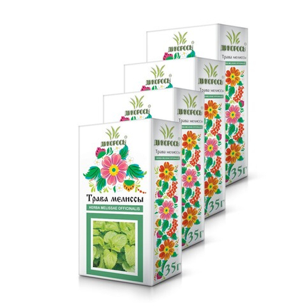 Мелиссы трава 35г (измельченная) х 4 упаковки
