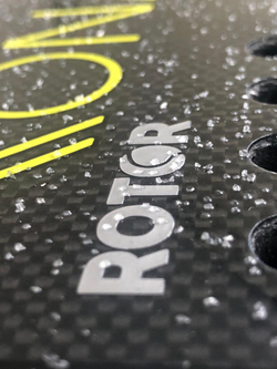 Ракетка Rocket yellow Kona с дополнительным нанесением «Rotor»