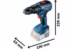 Аккумуляторная ударная дрель-шуруповерт BOSCH GSB 18V-50 06019H5100