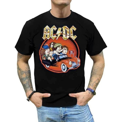 Футболка ACDC Мультяшные 666 Hell (M)