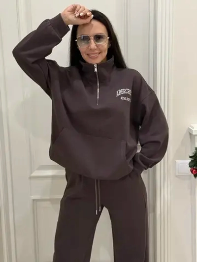 Спортивный женский костюм без флиса