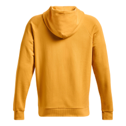Мужская кофта теннисная Under Armour Rival Fleece Big Logo Hoody Men - Golden Yellow, White