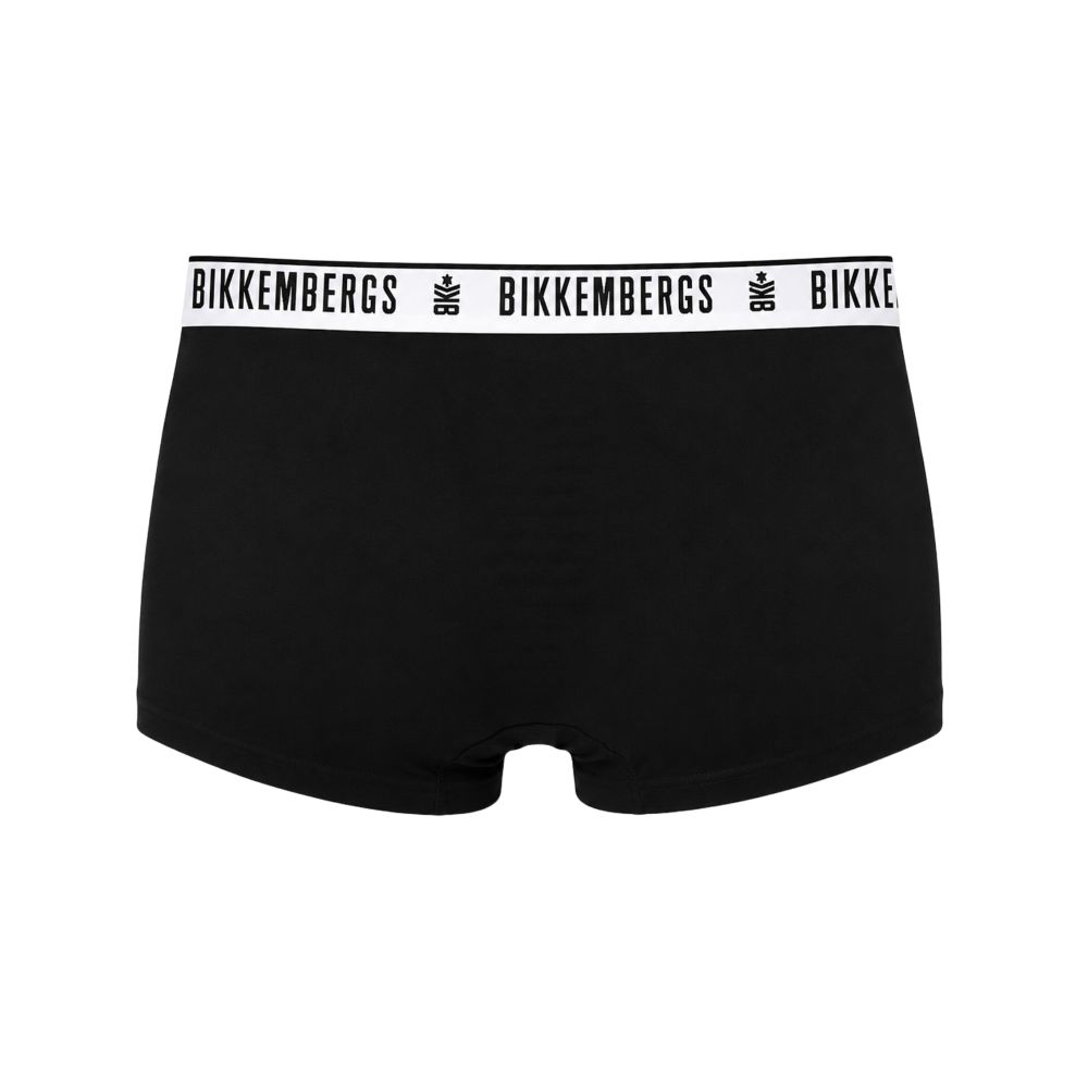 Набор мужских трусов боксеров 2в1 (черные, белые) Bikkembergs BKK42UTR19BI