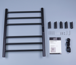 Полотенцесушитель электрический ABBER Standard AH4606MB черный матовый