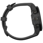 Спортивные часы Garmin MARQ Athlete (Gen 2) Carbon Edition, чёрный силиконовый ремешок Безель и корпус из углеродного волокна и титана, AMOLED-дисплей с куполообразным сапфировым стеклом. Ремешок с классической застёжкой — на запястье обхватом 135–213 мм