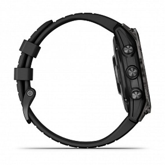 Garmin Epix Pro Gen 2 Sapphire 47 мм — титановый угольно-серый DLC корпус, черный ремешок