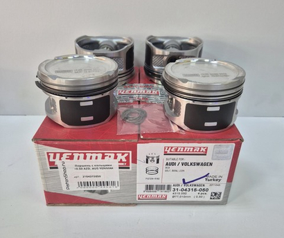 Поршни с кольцами +0.50 AZD, AUS YENMAK