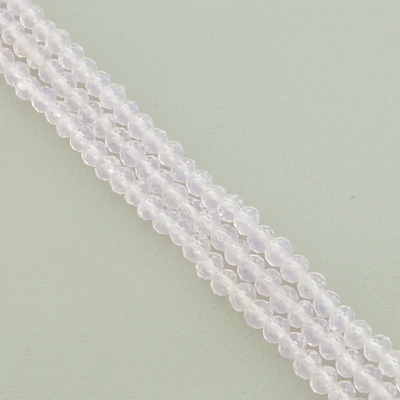 Нитка Чешский хрусталь 47 см. 4,5 мм. (Без замка)