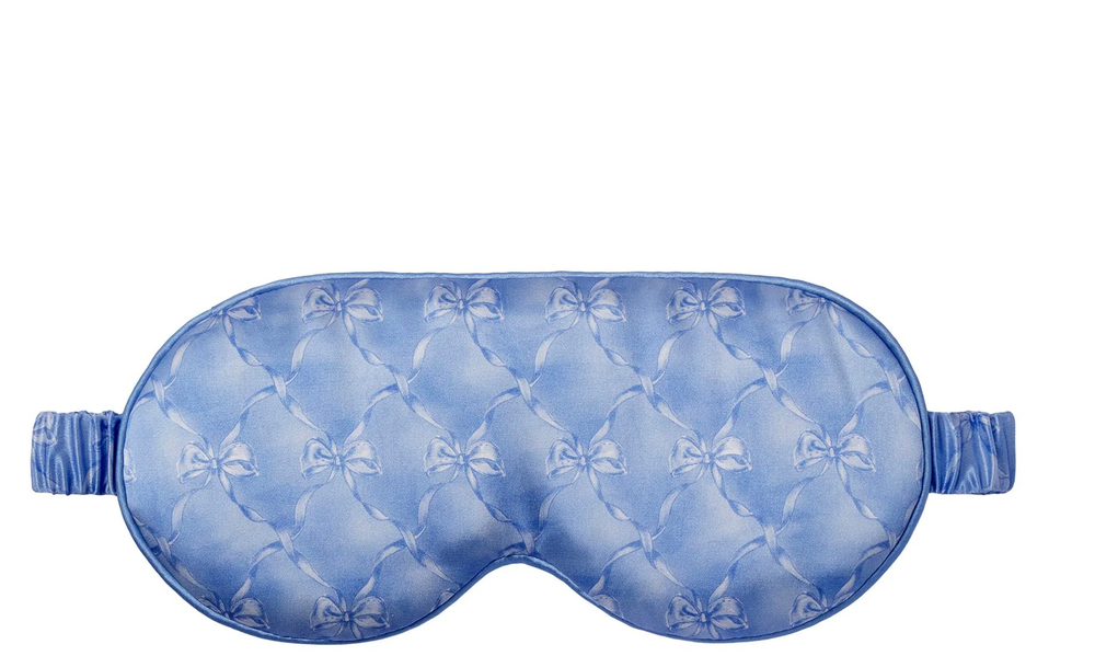 Маска для сна c контуром из 100% шелка SlipSilk, bluebelle