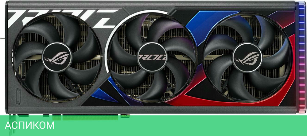 Видеокарта ASUS ROG Strix GeForce RTX 4090 OC Edition 24GB GDDR6X ROG-STRIX-RTX4090-O24G-GAMING (90YV0ID0-M0NA00)