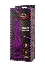 Фиолетовая мини-машина для секса Striker с пультом ДУ - 23,5 см. (Цвет: фиолетовый)