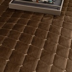 Велюровое покрывало ромб OVF018