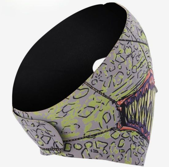 Маска для лица защитная, неопрен, цвет лес