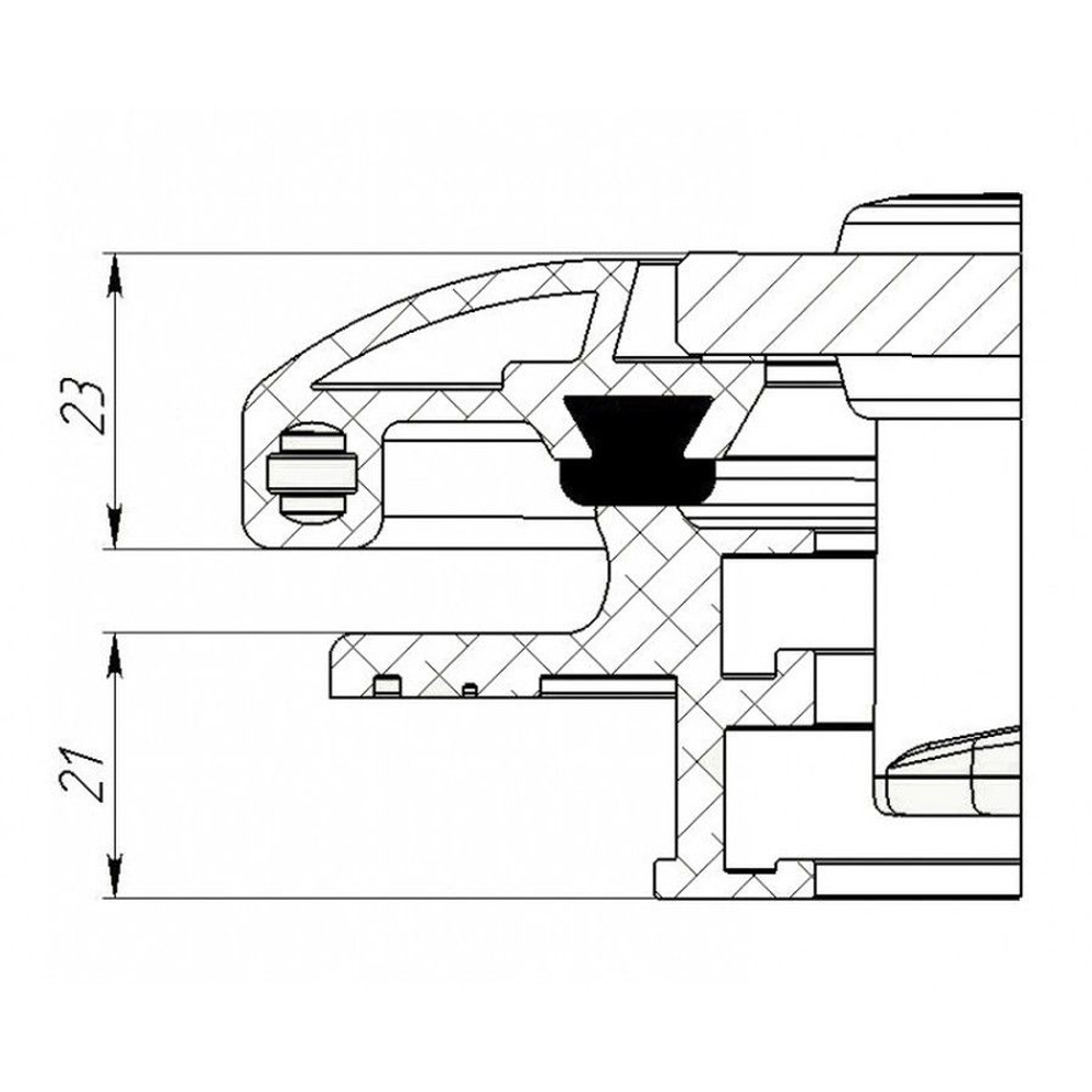 Люк палубный сдвижной Альбатрос 580х580 (10268757).