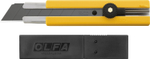OLFA 25 мм, в комплекте с лезвиями EXCEL BLACK 5 шт, нож (OL-H-1BB/5BB )