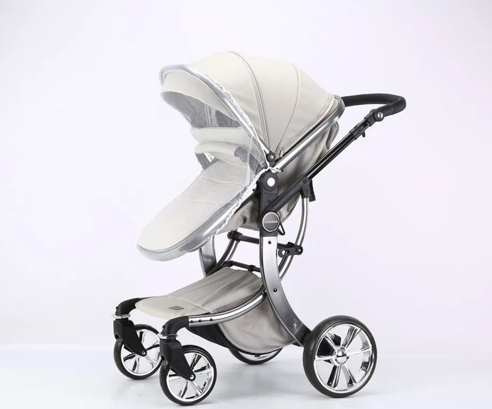 Коляска 2 в 1 Dalux 608 экокожа