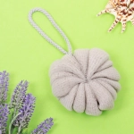 Мочалка нейлоновая «Premium - Paradise», цвет серый, D-10см, 50гр (зип пакет)