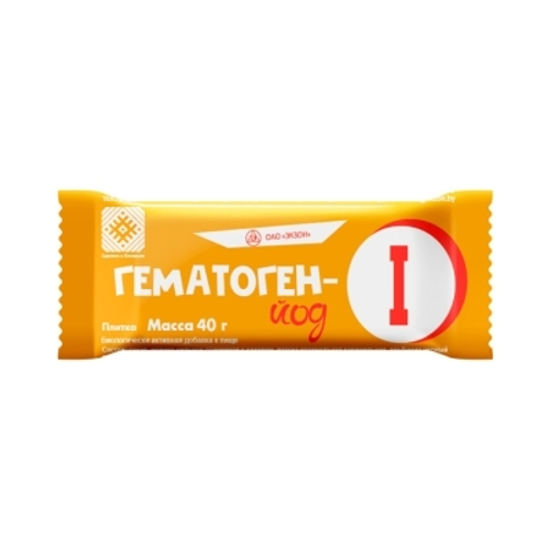 Гематоген йод 40гр. Экзон