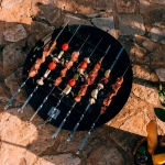 Шашлычный модуль для костровой чаши