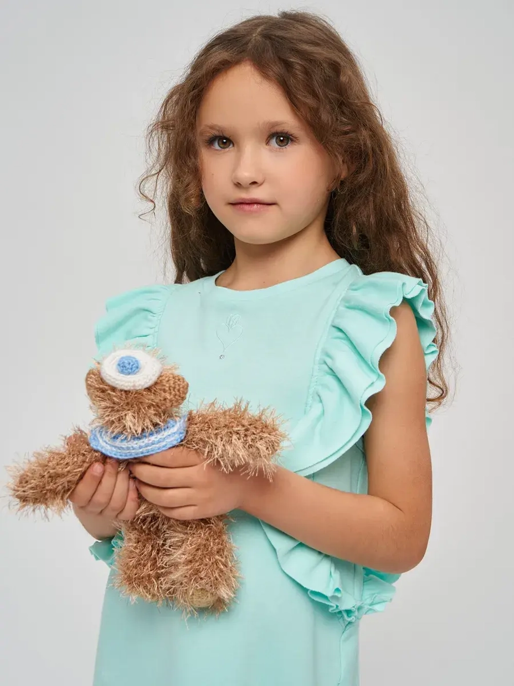 Платье детское BH Stars "Сияние Арктики, 100% хлопок