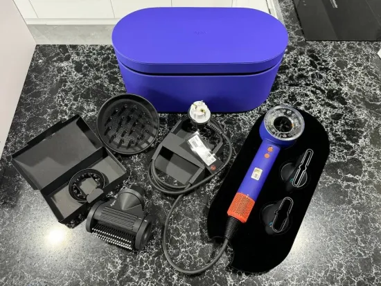 Фен Dyson NURAL HD16 Vinca Blue/Topaz (Винка / Топаз) + КЕЙС