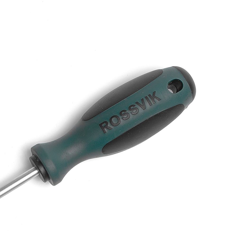 SL6100 Отвертка шлицевая ROSSVIK SL6*100мм