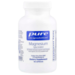 Pure Encapsulations, Магний (глицинат), 120 мг, 90 капсул
