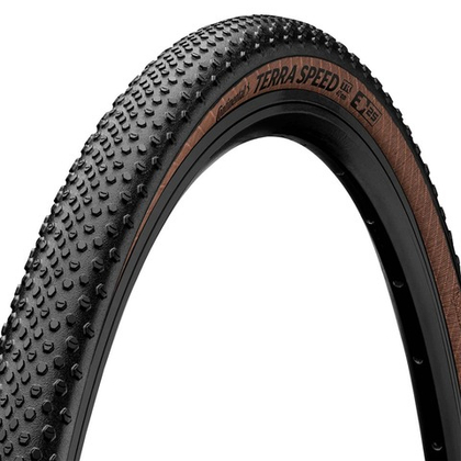 Велопокрышка гравийная CONTINENTAL TERRA SPEED PROTECT, Коричневая