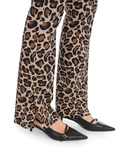 Marc Cain Брюки с анималистичным принтом