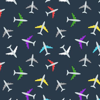 Самолеты на темном фоне