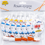 Язык-гудок с карт Машинки 6шт