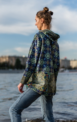 Худи "Модерн", по мотивам работ Альфонса Мухи