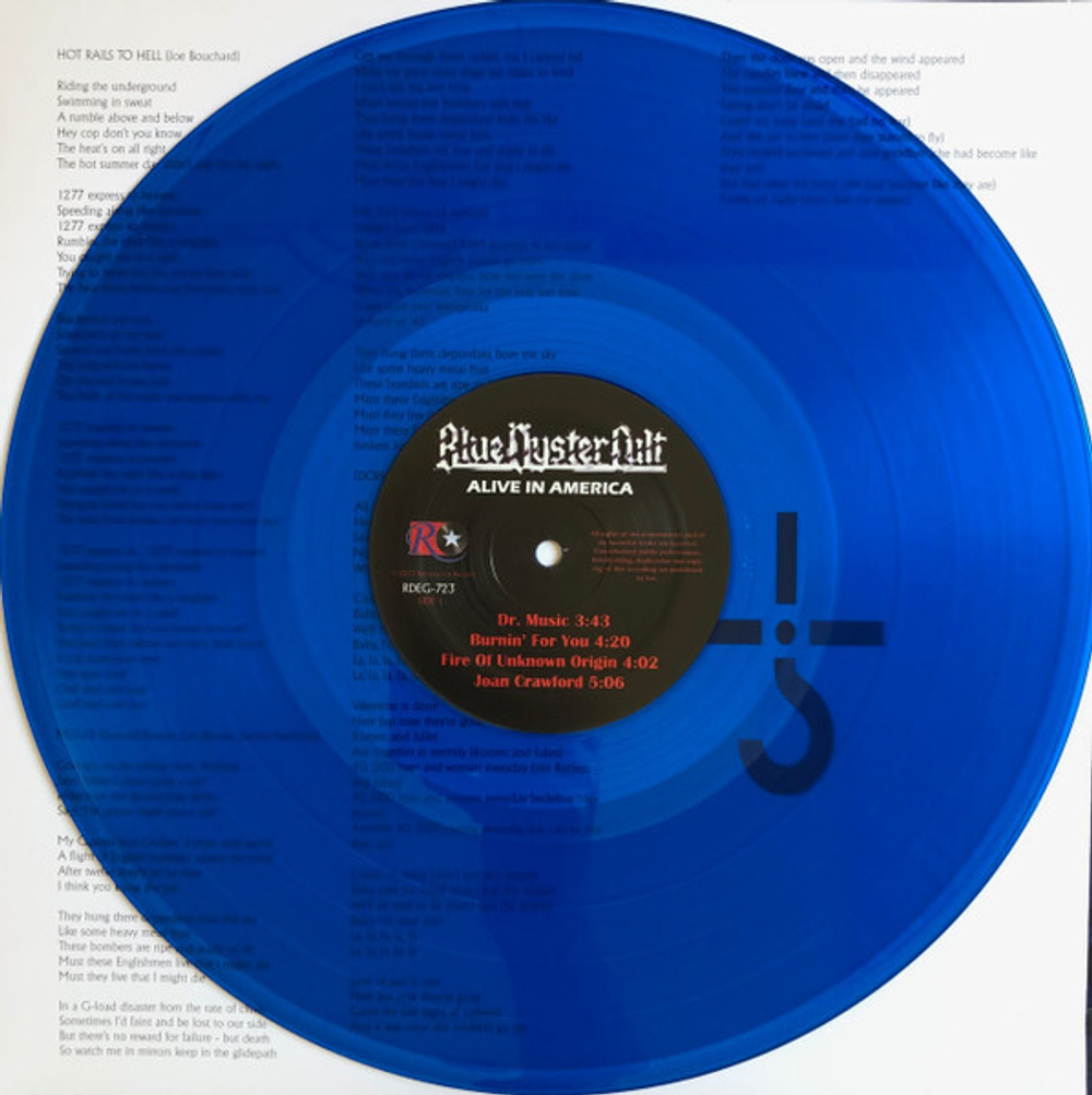 Blue Oyster Cult / Alive In America (Coloured Vinyl)(2LP)